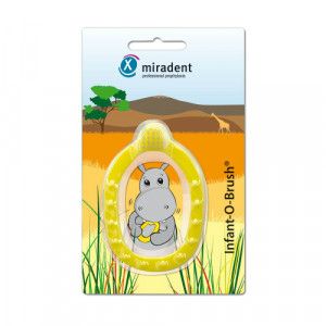 MIRADENT Kinder-Lernzahnbürst.Infant-O-Brush gelb