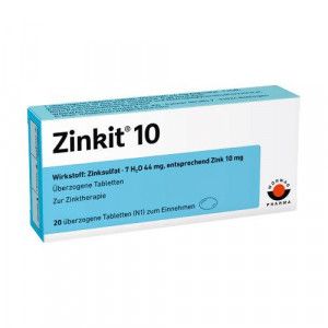 ZINKIT 10 überzogene Tabletten