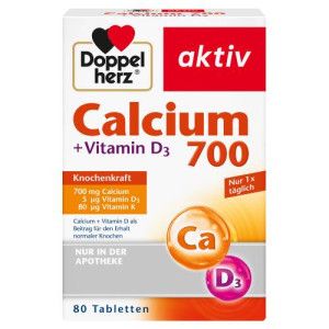 DOPPELHERZ Calcium 700+Vitamin D3 Tabletten